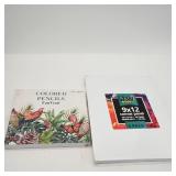 Art Supplies Set: Colored Pencils & Canvas Panels