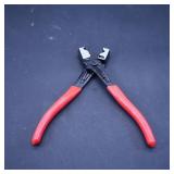 Wire Stripping Pliers with Red Handles