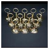 Gold-Plated Place Card Holders Set