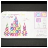 Compact Magnetic Tiles Travel Set - 40 Pcs
