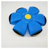 Blue Foldable Throwing Disc Toy