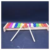 Colorful Wooden Xylophone with Mallets