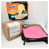 Swiffer Dusters & Amazon Basics Cloths Assortment