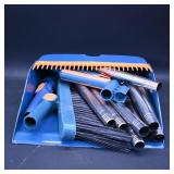 Dustpan and Broom Set with Attachments
