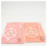 Jujube Silicone Teether Ring with Clip Set