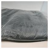 Dark Gray Faux Fur Dog Bed
