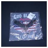 Patriotic Eagle Decal with American Flag