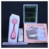 Assortment of Beauty Tools and Accessories