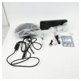 Assortment of Cables and Digital Clock