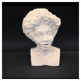 White Ceramic Bust Sculpture