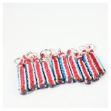Set of 10 Braided Keychains