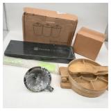 Assorted Kitchen Items and Canister Set
