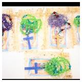 Set of 5 Rosary Beads with Cross Pendants