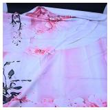 Floral Pink Window Cover