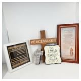 Assortment of Inspirational Wall Plaques