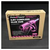 Pink Power 3.6V Cordless Glue Gun