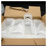 Clear Acrylic Beverage Dispenser with Brush