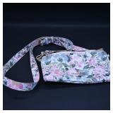 Floral Crossbody Bag with Adjustable Strap