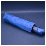 Blue Compact Folding Umbrella