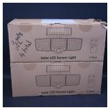 Solar LED Sensor Light 2-Pack (4 Total)
