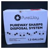 PureWay Sharps Disposal System 1.2 Gallon