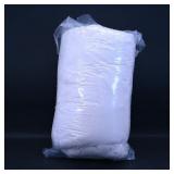 White Plush Blanket in Sealed Packaging