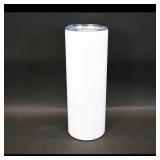 White Insulated Tumbler with Lid