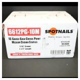 Spotnails 16 Gauge Medium Crown Staples 10,000ct