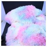 Tie Dye Fluffy Weighted Blanket