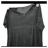 BloomChic Black Crochet Top