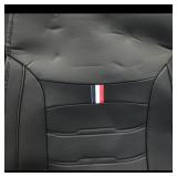 Black Car Seat Covers with Installation Guide