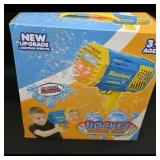 Rocket Bubble Gun with Lighting Effects