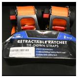 Sea Monkey Retractable Ratchet Tie-Down Straps
