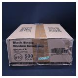HERKKA Black Security Envelopes 500 Count