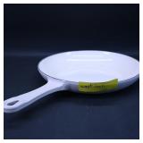 White Cast Iron Skillet