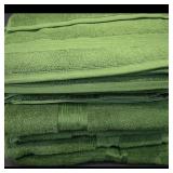 Assortment of Green Towels