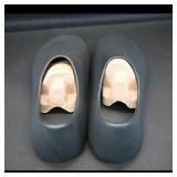 Black Slip-On Shoes, Size 10 Men