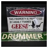 Assortment of Decorative Signs
