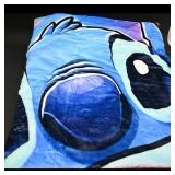 Stitch and Angel Character Blanket