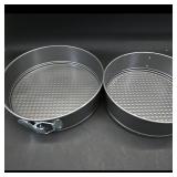 Set of 2 Non-Stick Springform Cake Pans