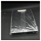 Black Clipboard with Plastic Cover