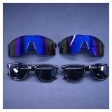 Assortment of Sunglasses and Visors