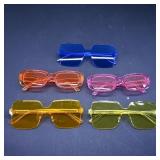 Assortment of Colorful Sunglasses