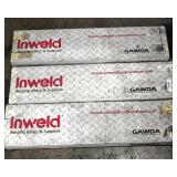 Lot of (3) Inweld ER1100 Welding Rods 1/8" x 36"