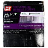 Grip Rite Self-Drilling Drywall Screws #6 x 1-1/4"