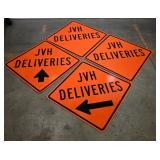 JVH Deliveries Directional Signs Set
