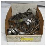 Assorted Metal Hose Clamps