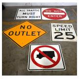 Assorted Traffic Signs Collection