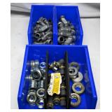 Assorted Metal Pipe Fittings and Connectors