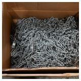 Box of Metal Chains with Padlocks